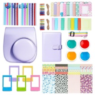 12ใน1ถุงกล้อง Tali Bahu สายรัดหน้าอกสำหรับติดตั้งกล้องทันทีสติ๊กเกอร์กรอบสำหรับกล้อง Fujifilm Instax