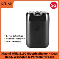 Xiaomi Electric Shaver S100 Double Head Mijia Shaver Men's Washable Shaver Portable Shaver