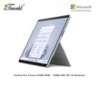 Microsoft Surface Pro 9 Core i5/8GB RAM - 128GB SSD, W11H Platinum - QCB-00013