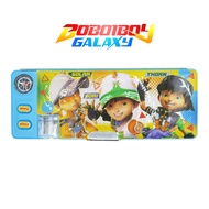 New Boboiboy Fusion Two-Sided Supra Glacier 2 Way Compartment Magnetic Pencil Case / Kotak Pensel Magnet With Sharpener