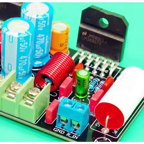 68W+68W 2-way LM3886 Power Amplifier Board DIY Kit Audio Power Amplifier Board (without LM3886 Chip)