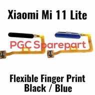 SILVER Flexie Fingerint Xiaomi Mi 11 lite Mi11 Lite 11Lite Sidik Jari