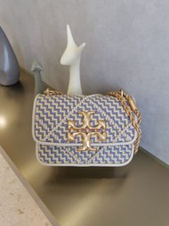 TORY BURCH 湯麗柏琦 ELEANOR納帕牛皮風琴包 尺寸_19X13.5X6.5