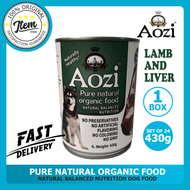 Aozi Pure Natural Organic Wet Dog Food 430g x 24cans (1 BOX)