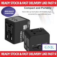 [ GNK ] Universal Travel Adapter 2.1A Dual USB Port