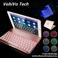 iPad Mini 5 Case for Apple iPad Mini 5 4 3 2 1 Wireless Bluetooth Keyboard aluminum alloy Tablet Case Cover With Backlt