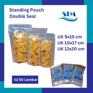 Standing Pouch Double Seal Plastic Clip/ 9x15/ 10x17/ 12x20