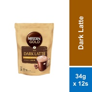 Nescafe Gold Dark Latte 34g x 12s