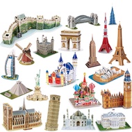3D Puzzle Tourism Souvenir World Famous Architecture Landmark Model 3D Early Childhood Education Puz