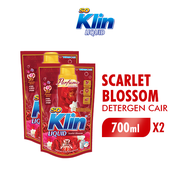 [Paket isi 2] So Klin Deterjen Cair Perfume Scarlet Blossom 700ml