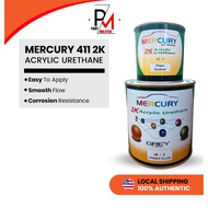 MERCURY 441 2K Acrylic Urethane 2K Primer 2K Sealer & Hardener 4:1 Set (GREY) Automotive Primer Kere