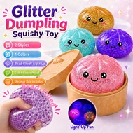 Dumpling Squishy Fidget Toy Glitter Dumpling Squishy Slow Rising Squishy Toys For Kids