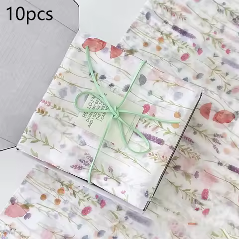 Floral Wrapping Paper Elegant Bouquet Wrapper White Paper Sheet Floral Floral Paper For Cake Decorat