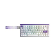 Bàn phím cơ Gaming có dây AULA HERO84HE (Tím + trắng/ Black King magnetic switch/ Rapid trigger)