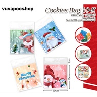 Christmas Cookies Bag / Dry Cake Packaging / Chocolate Cookies Candy Plastic