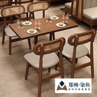 Snack Bar Casual Baking Combination Double Retro Milk Dessert Shop Bar Simple Tea House Tea Shop Dec