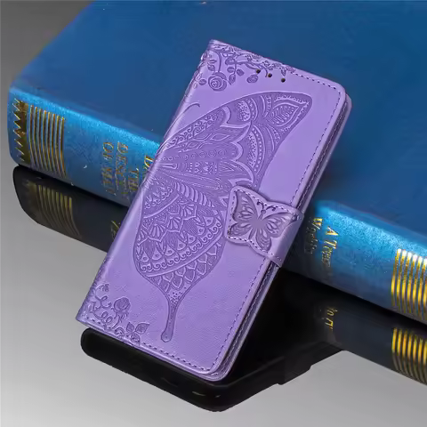 Butterfly Leather Case For Honor 200 90 70 50 9X 10i 20 10 9 Lite 8A 8S 7A 7C 30 Pro Plus 9A 9C 9S 2