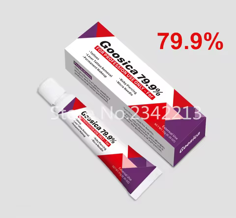 New Arrival 79.9% Goosica Tattoo Cream Before Permanent Makeup Microblading Eyebrow Lips 10g