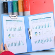 Folder a4 Folder Information Book Transparent Insert Folder Thickened Storage Folder Folder Single D