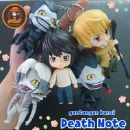 GANTUNGAN Death note figure keychain