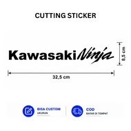 KAWASAKI 1pcs Cutting Sticker Writing Ninjakawasaki 300 400 650 250 100 636 125 600 150 500 Zx10r Zx