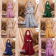 Ganis Ana 2025 Girls' Party Dress Gsmis Bj Famis Eid al-Fitr Age 1 2 3 4 5 6 7 8 9 10 11 12 13 14 15