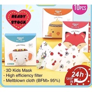 Kids 3d Face Mask Children's masks 3d Mask Kids 10pcs Baby Face Mask