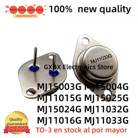 2-5 units 100% new MJ15003G MJ15004G MJ11015G MJ11016G MJ15025G MJ15024G MJ11032G MJ11033G TO-3 in s