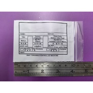 Medical Bag | Medical Ziplock Bag | Medical Zipper Case | Medical Pil Bag (100's/Pack) *READY STOCK*