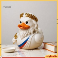 [stylishlife]  Zeus Duck Ornament God Duck Figurine Zeus Duck Figurine Greek Mythology God Duck Resi