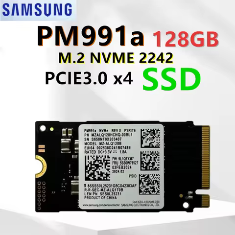Samsung SSD PM991a 128GB 256GB M.2 NVME 2242 PCIE3.0 x4 / PM9C1a 256GB PCIE4.0 x4 &WD SN740 256GB So