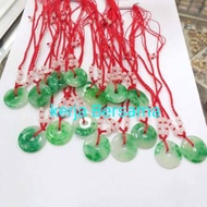 Donut jade necklace