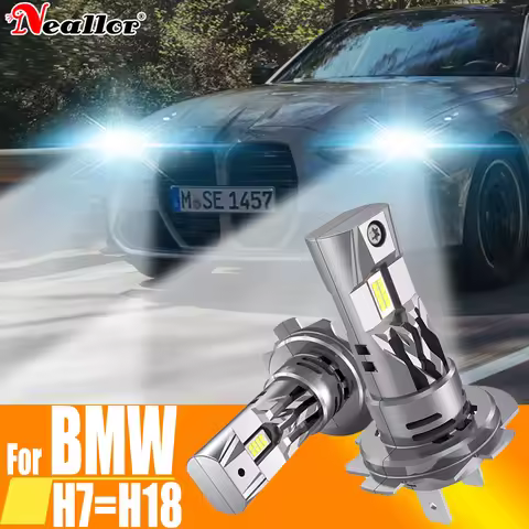 H7 Led Canbus No Error Headlight 12V 55W Bulb High Power Xenon 6000K White Turbo Diode Lamps For BMW