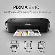 Canon E410 All-in-One Inkjet Printer - Print, Scan, Copy (Wireless)