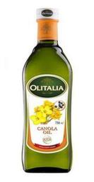 6瓶， Olitalia奧利塔  頂級芥花油 750ml / 瓶