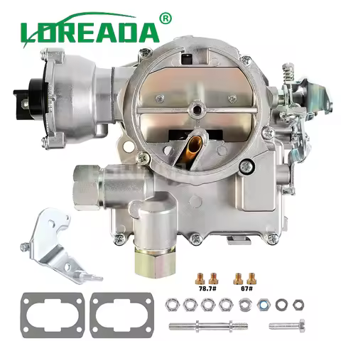 2 BBL New Marine Carburetor Carb W/Long Linkage For Mercruiser Rochester 2.5L 3.0L 4 CYL Mercury Eng