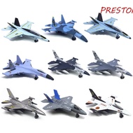 PRESTON Aviao Plane Model, F16 F22 F35 Pullback & Go Fighter Aircraft Toy, Cake Topper Simulation Co