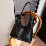 bonia handbag original bucket bag Beg retro wanita berkapasiti besar 2024 musim luruh dan musim seju