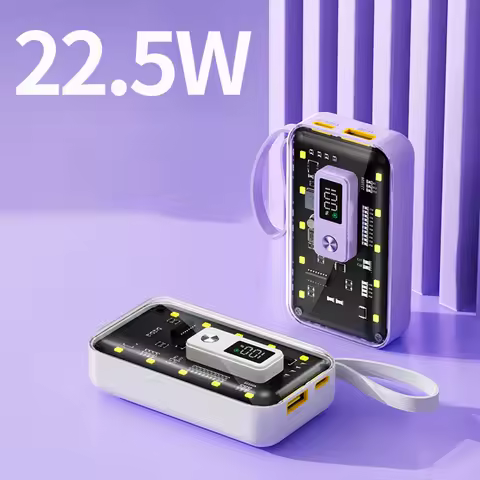 21700 Power Bank 21700 DIY Battery Storage Box Digital Display Fast Charge USB Type C Interface Batt