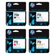 HP 712B 80-ml Black / 712 Cyan, Magenta & Yellow 29-ml DesignJet Ink Cartridge