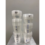 Round Microwave Plastic Container R12/R16/R20/R25/R30/R250