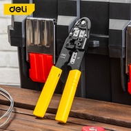 DELI 3 in 1 Ethernet Crimpers (8" / 8P / SK5 Blade ) DL381008