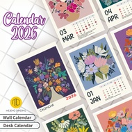 Aesthetic Wall Calendar 2026 Aesthetic Desk Calendar/ 2026 Aesthetic Wall-Mounted Calendar/ 2026 Spi