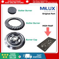 Milux MGH-966F Burner Head Burner Ring In & out /Dapur Gas Burner Ring Luar & dalam