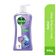DETTOL Body Wash Berry Cool 950g for Antibacterial Body Body Wash, Sabun Mandi Dettol HMS Healthstor