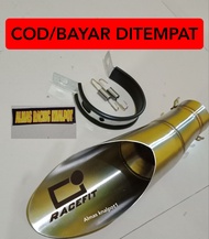 SLINCER KNALPOT RACEFIT Silincer Racefit inlet 50mm Selencer Racefit Silencer Racefit Selenser Racef
