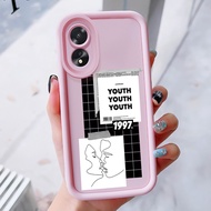 Case For OPPO A18 A38 A2x Women's Phone Three-Color Shockproof