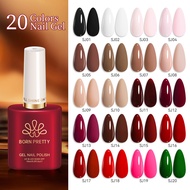BORN PRETTY 15ml 20 Colors Nail Gel Polish Christmas Red Pink Green Long Lasting Varnis Semi Permane