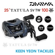 2025' DAIWA TATULA SV TW100 / 2024’ TATULA TW100 / TATULA SV TW150 BAITCASTING FISHING REEL