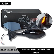 Spion Fairing Semua motor Terbaru Spion Moge Plus Lampu Sen Spion Model CBR1000